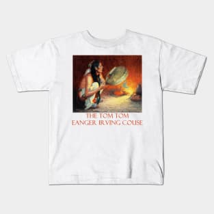 The Tom Tom by Eanger Irving Couse Kids T-Shirt